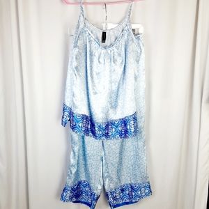 George Satin Pajamas Size Large